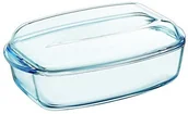 Naczynia żaroodporne - Pyrex Essentials prostokątny rondel z pokrywką 4,5 litra 4937387 - miniaturka - grafika 1