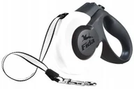 Smycze dla psów - Fida UFO MARS SMYCZ AUTOMATYCZNA BIAŁO-CZARNA S DO 15KG 5M TAŚMA 40-0020-2361 - miniaturka - grafika 1