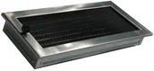 Kratki wentylacyjne - Parkanex Hearth kominkowa Hearth 17 x 37 cm z żaluzją stal szczotkowana - miniaturka - grafika 1