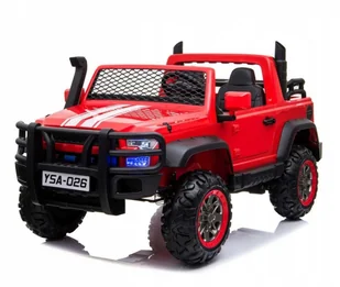 Super-Toys MEGA DZIP 4X4, MIĘKKIE KOŁA EVA, MIĘKKIE SIEDZENIE, PANEL, FULL OPCJA /YSA026 YSA-026-CZERWONY - Pojazdy elektryczne dla dzieci Super-Toys MEGA DZIP 4X4, MIĘKKIE KOŁA EVA, MIĘKKIE SIEDZENIE, PANEL, FULL OPCJA /YSA026 YSA-026-CZERWONY - Pojazdy elektryczne dla dzieci - miniaturka - grafika 9
