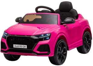 LEAN CARS Samochód na akumulator Audi RS Q8 różowy 7899 - Pojazdy elektryczne dla dzieci - miniaturka - grafika 4