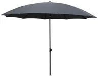 Parasole ogrodowe - OBI Parasol Nassau antracyt przeciwsłoneczny 250 cm - miniaturka - grafika 1