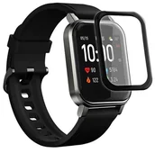 Akcesoria do smartwatchy - Alogy 2x Elastyczne Szkło ochronne 3D Alogy do Haylou Solar LS02 Black 9401X1 - miniaturka - grafika 1