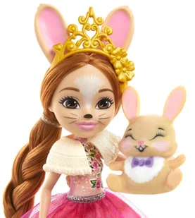 Mattel Enchantimals Rodzina wielopaki Brystal Bunny i króliki GYJ08 GYJ08 GJX43 - Lalki dla dziewczynek - miniaturka - grafika 3
