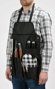 Toya FARTUCH DO GRILLOWANIA Z AKCESORIAMI 8 SZTUK 99783 - Akcesoria do grilla - miniaturka - grafika 7