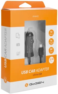 GOGEN adowarka samochodowa CH24CC Czarny 1.2 m) - Ładowarki samochodowe - miniaturka - grafika 2