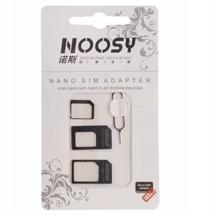 Noosy Adapter Nano Sim Na Micro Sim - Klucz 4W1 - Pozostałe akcesoria do telefonów - miniaturka - grafika 3