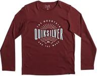 Koszulki dla chłopców - Quiksilver t-shirt CLASSIC MAD WAVE LS YOUTH RZG0 - miniaturka - grafika 1