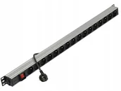 Szafy rack - Neku Listwa zasilająca Rack 19'' 16 gniazd pionowa - miniaturka - grafika 1