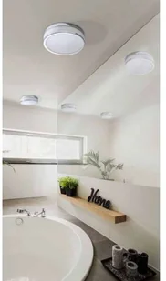 Azzardo Plafon LAMPA sufitowa KARI LIN-1607-23 natynkowa OPRAWA minimalistyczna 12W okrągła IP44 biała LIN-1607-23 - Lampy sufitowe - miniaturka - grafika 3