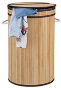 Kosze na bieliznę - Relaxdays kosz na pranie z pokrywką, okrągły kosz na pranie, do prania brudnego, 65 litrów, pojemnik na pranie XXL, różne. Kolory 10024236_126 - miniaturka - grafika 1