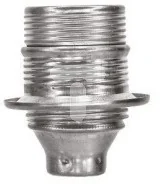 Oprawy, klosze i abażury - Pawbol Oprawka E27 metalowa porcelanowy wkład z kołnierzem D.ON20 5szt. 0004-00012-39425 - miniaturka - grafika 1