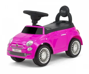 Milly Mally Pojazd Fiat 500 Pink STREFADZIECIAKOW.PL 3032 - Jeździki dla dzieci - miniaturka - grafika 2