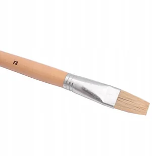 Pędzel Paskowiec Płaski Malarski Precyzyjny 6mm - Pędzle i wałki - miniaturka - grafika 2