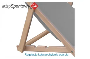 ROYOKAMP LEŻAK PLAŻOWY DREWNIANY CLASSIC ROYOKAMP - Akcesoria turystyczne - miniaturka - grafika 7