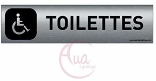 AUA SIGNALETIQUE AUA SIGNALETIQUE - Aluminiowa płyta szczotkowana AluSign DARK - 200x50 mm - Dwustronna samoprzylepna na tylnej stronie (Wifi Zone WiFi) 201309-F - Systemy ekspozycyjne i znaki informacyjne - miniaturka - grafika 3