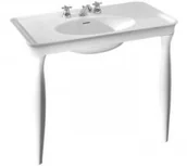 Umywalki - Hatria Dolcevita 100 100x55 Y0F0 - miniaturka - grafika 1