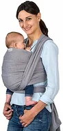 Chusty do noszenia dzieci - Amazonas Ręcznik do noszenia dla dzieci Carry Sling Grey - zwycięzca testu Stiftung Warentest z najlepszą oceną 1,7-450 cm 0-3 lata do 15 kg w kolorze szarym - miniaturka - grafika 1