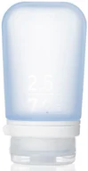 Butelki dla niemowląt - Humangear Podróżna silikonowa butelka do samolotu Humangear GoToob+ M - blue HG3124-E - miniaturka - grafika 1
