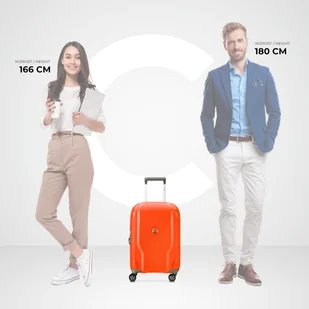 Delsey Walizka kabinowa Poszerzana Clavel 55 cm Tangerine Orange 003845801-14 - Walizki - miniaturka - grafika 10