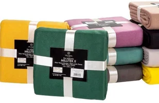 Euromat Koc Polarowy Milutek Musztardowy 14331 - Koce - miniaturka - grafika 2