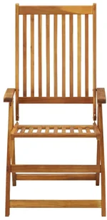 vidaXL Składane krzesła ogrodowe z poduszkami, 8 szt., drewno akacjowe! 3075060 - Fotele i krzesła ogrodowe - miniaturka - grafika 4