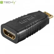 Adaptery i przejściówki - Techly Adapter HDMI Mini C na HDMI M/F 304215 - miniaturka - grafika 1