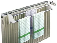 Pozostałe akcesoria kuchenne - Wenko WENKO Twin 3703100 aluminiowa suszarka do zamocowania na kaloryferze 3703100 - miniaturka - grafika 1