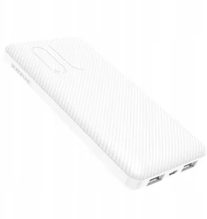 Borofone power bank 10 000 mAh 37 Wh, biały - Powerbanki - miniaturka - grafika 2