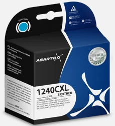 Asarto Tusz AS-B1240CXL cyan zamiennik Brother LC1240C AS-B1240CXL - Tusze zamienniki - miniaturka - grafika 3