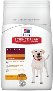 Hills Science Plan Adult Light Large Breed Chicken 14 kg - Sucha karma dla psów - miniaturka - grafika 2