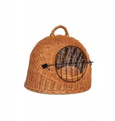 Legowiska dla kotów - Transporter Buda wiklinowa dla kota lub psa 40 cm - miniaturka - grafika 1
