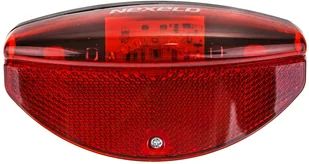 Nexelo Lampa tylna na bagażnik 3-LED 6V/2,4W 0,2W na prąd. (L188052NEX) - Lampki rowerowe Nexelo Lampa tylna na bagażnik 3-LED 6V/2,4W 0,2W na prąd. (L188052NEX) - Lampki rowerowe - miniaturka - grafika 1