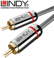 Kable - Lindy Cromo Line 35339 Kabel Coaxial (RCA-RCA) - 1m 35339 - miniaturka - grafika 1