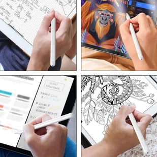 Apple marka niezdefiniowana Rysik precyzyjny długopis Digital Stylus Pen do iPad Air Pro 2Gen White 13742X0 - Akcesoria do tabletów i e-booków - miniaturka - grafika 8