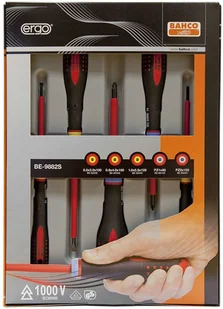 BAHCO 5-częściowy zestaw ergonomicznych wkrętaków, BE-9882S SNA Europe - Śrubokręty - miniaturka - grafika 2