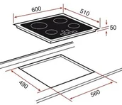 Płyty elektryczne do zabudowy - Teka IRS 641 (10210102) - miniaturka - grafika 1