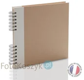 Albumy fotograficzne - Panodia Album Kraft biały (tradycyjny 60 kremowych stron) - miniaturka - grafika 1