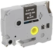 Etykiety do drukarek - Brother Zamiennik taśmy TZE-325 9mm czarna/biały - miniaturka - grafika 1