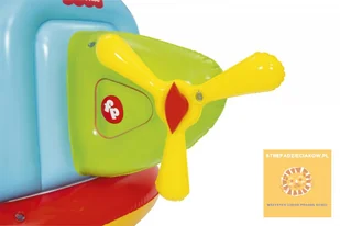 Bestway Dmuchany helikopter Fisher Price z piłkami - Materace dmuchane i koła do pływania - miniaturka - grafika 7