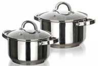 Zestawy garnków i patelni - Banquet zestaw garnków SWING Small 2 szt + pokrywki - miniaturka - grafika 1