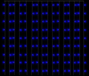 vidaXL Kurtyna lampek, 3x3m, 300 niebieskich diod LED, 8 funkcji vidaXL - Oświetlenie świąteczne - miniaturka - grafika 5