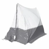 Pozostałe wyposażenie warsztatu - TROTEC Namiot roboczy 180 TE 180*180*170 dach stromy szary - miniaturka - grafika 1