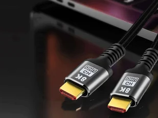 Alogy Kabel HDMI 2.1 Alogy 8K 60Hz 48GBps 3m Czarny 10338X1 - Adaptery i przejściówki - miniaturka - grafika 7