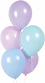 Balony i akcesoria - Amscan Zestaw balonów pastelowych mix kolorów - 27,5 cm - 10 szt. 9907439 - miniaturka - grafika 1