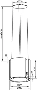 Klarstein CGCH6-Skyfall-Gold - Okapy kuchenne - miniaturka - grafika 10
