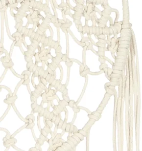 vidaXL Makrama ścienna, 40 x 80 cm, bawełniana - Dekoracje domu - miniaturka - grafika 5