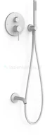 Zestawy prysznicowe - Tres Study Exclusive zestaw podtynkowy biały 26228006BM - miniaturka - grafika 1