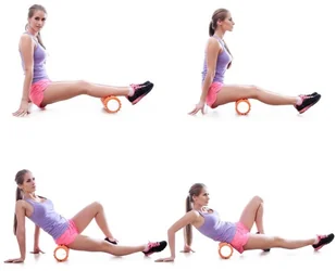 Movit ZIELONY WAŁEK ROLKA DO MASAŻU ROLLER MASAŻ FITNESS 20040519 - Akcesoria do masażu - miniaturka - grafika 7