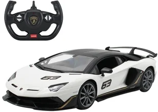Rastar producent niezdefiniowany Auto R/C Lamborghini Aventador 1:14 Biały - Zabawki zdalnie sterowane - miniaturka - grafika 5